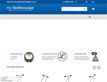 Tablet Screenshot of mystethoscope.com